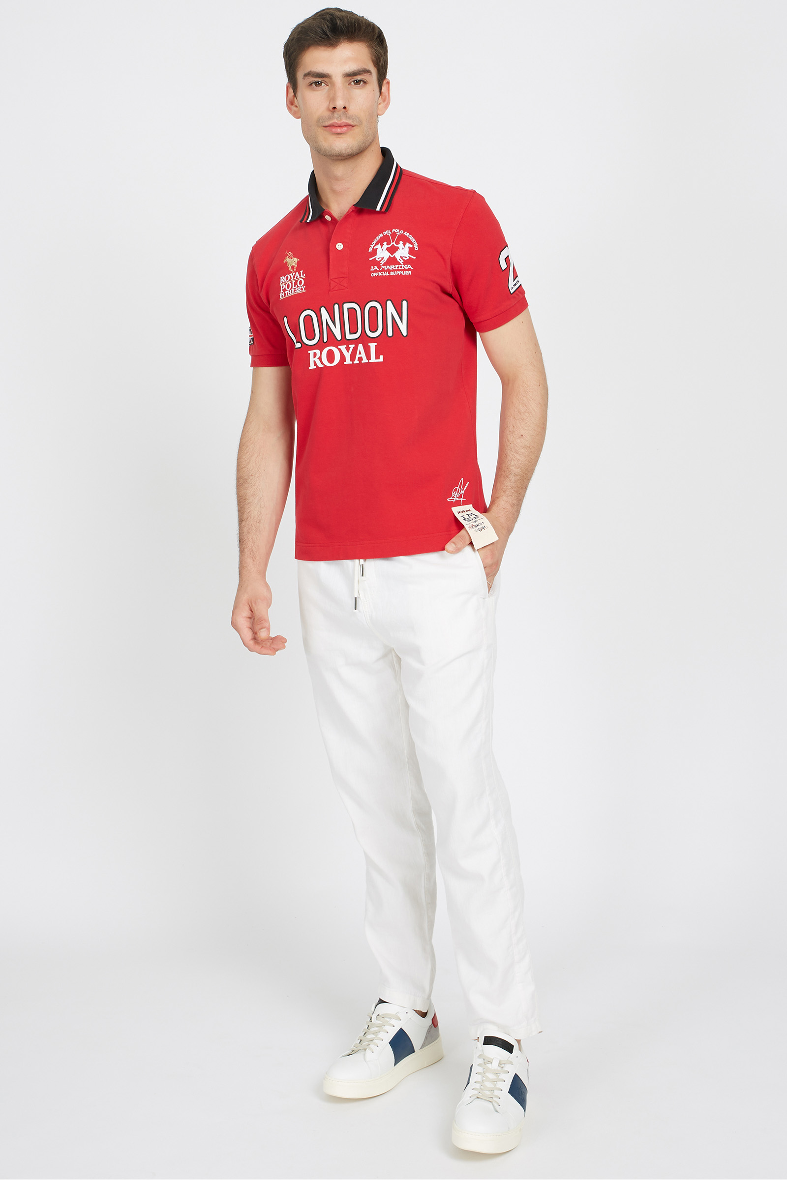 Regular Fit 100% Cotton Short-Sleeved Polo T-Shirt For Men - Vandyke