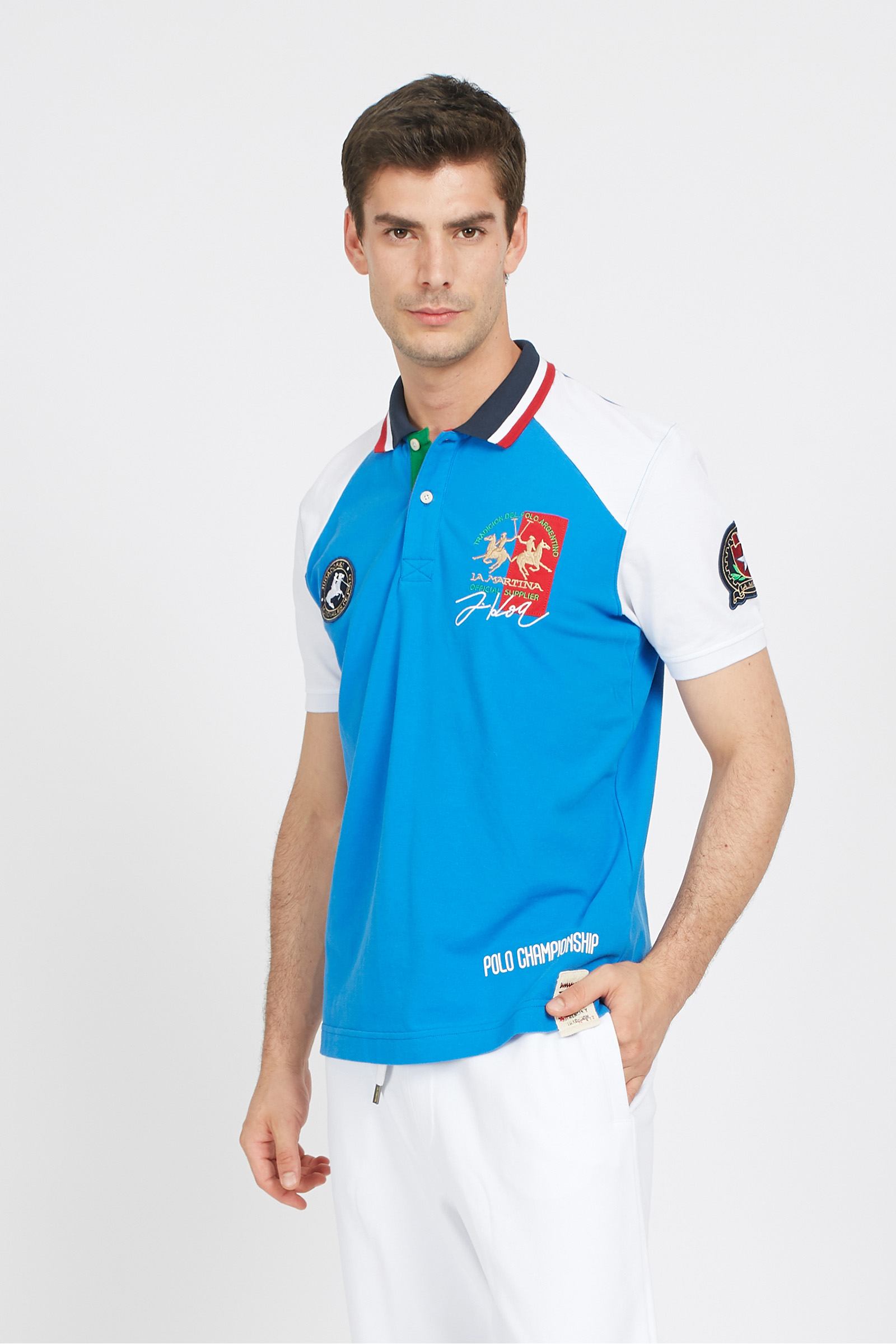 Regular Fit 100% Cotton Short-Sleeved Polo T-Shirt For Men - Velimir