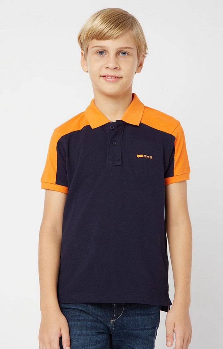 GAS | Ralph Colourblock Slim Fit Polo T-Shirt