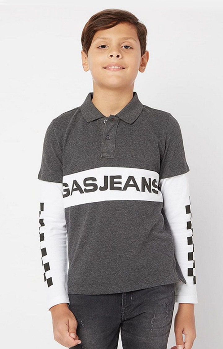 GAS | Luc JR Skater Slim Fit Polo T-Shirt
