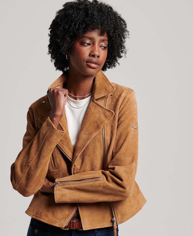 SUEDE BIKER JACKET
