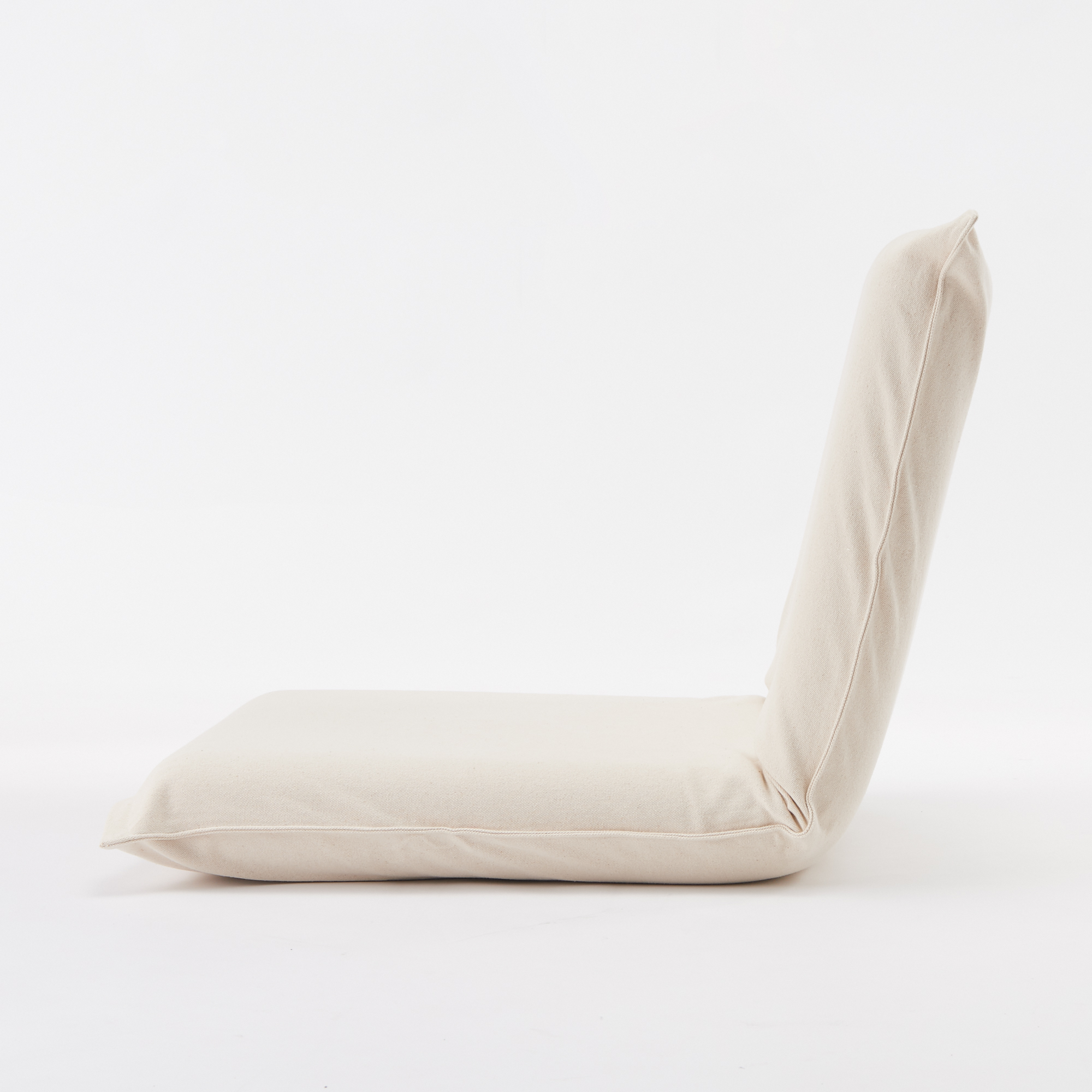 COTTON CANVAS COVER FOR FLOOR CHAIR / L / ECRU