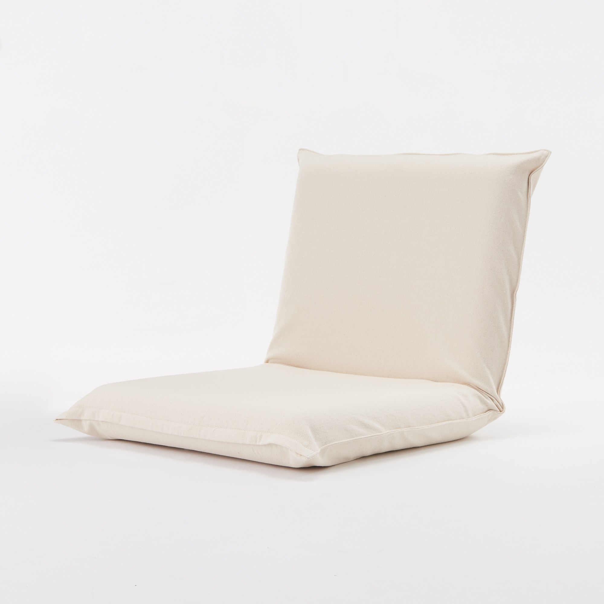 COTTON CANVAS COVER FOR FLOOR CHAIR / L / ECRU