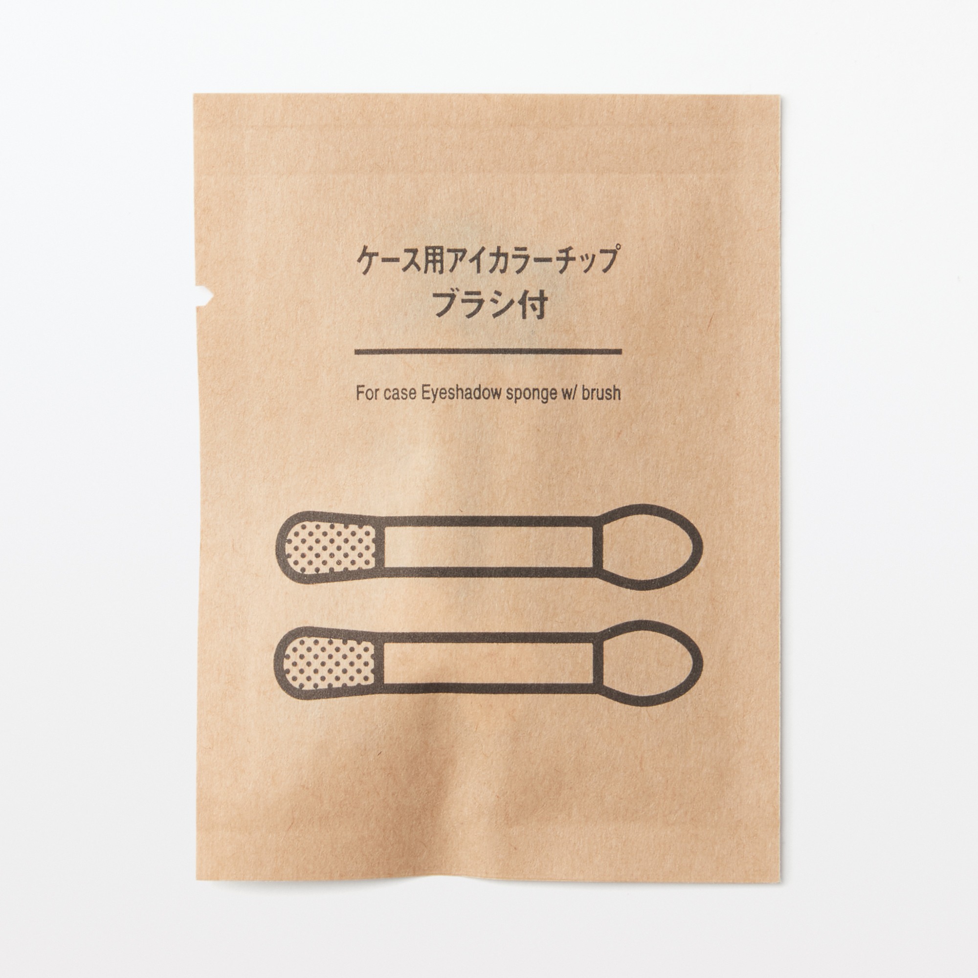 MUJI | For case Eyeshadow sponge with brush