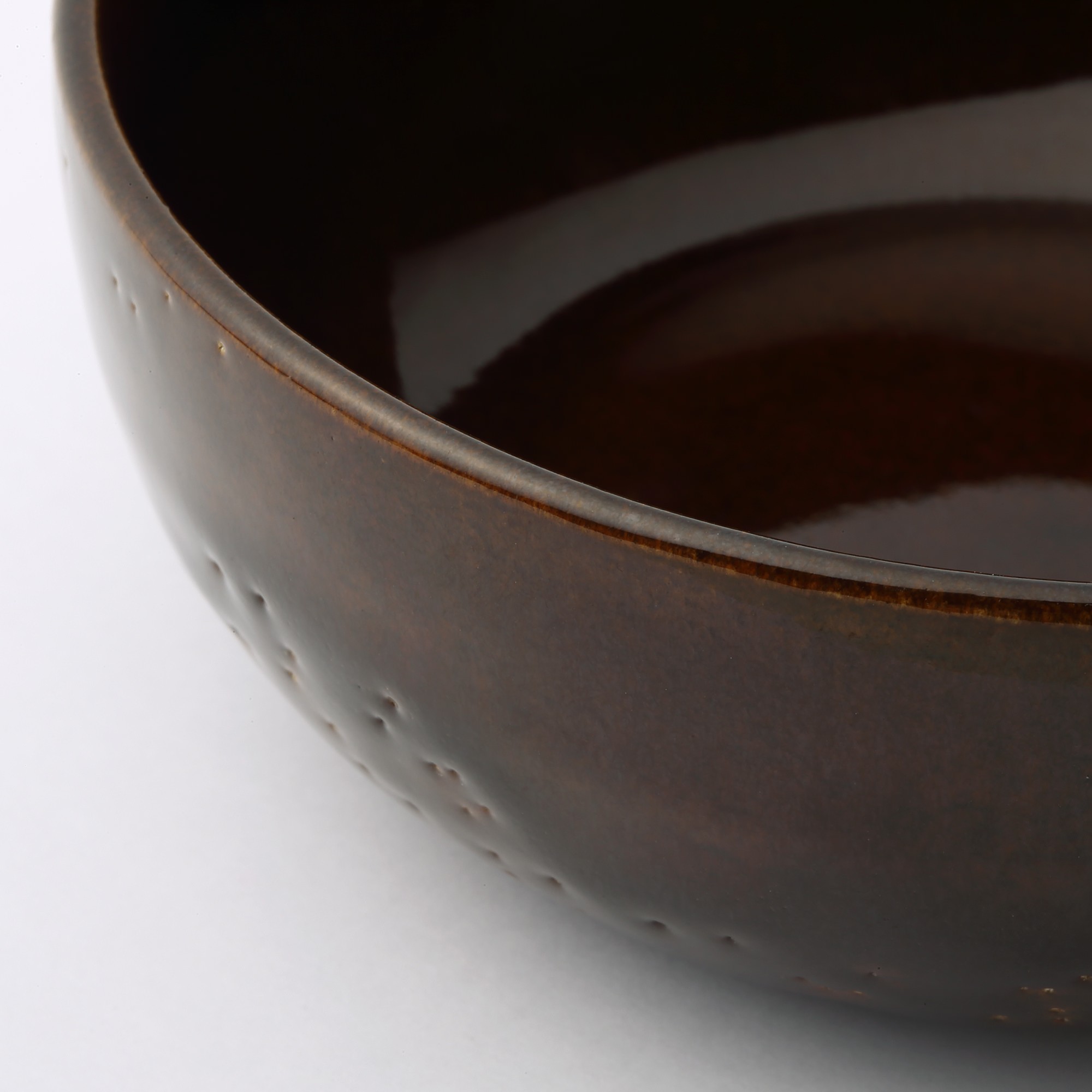 IGA WARE / SMALL DISH / BROWN GLAZE