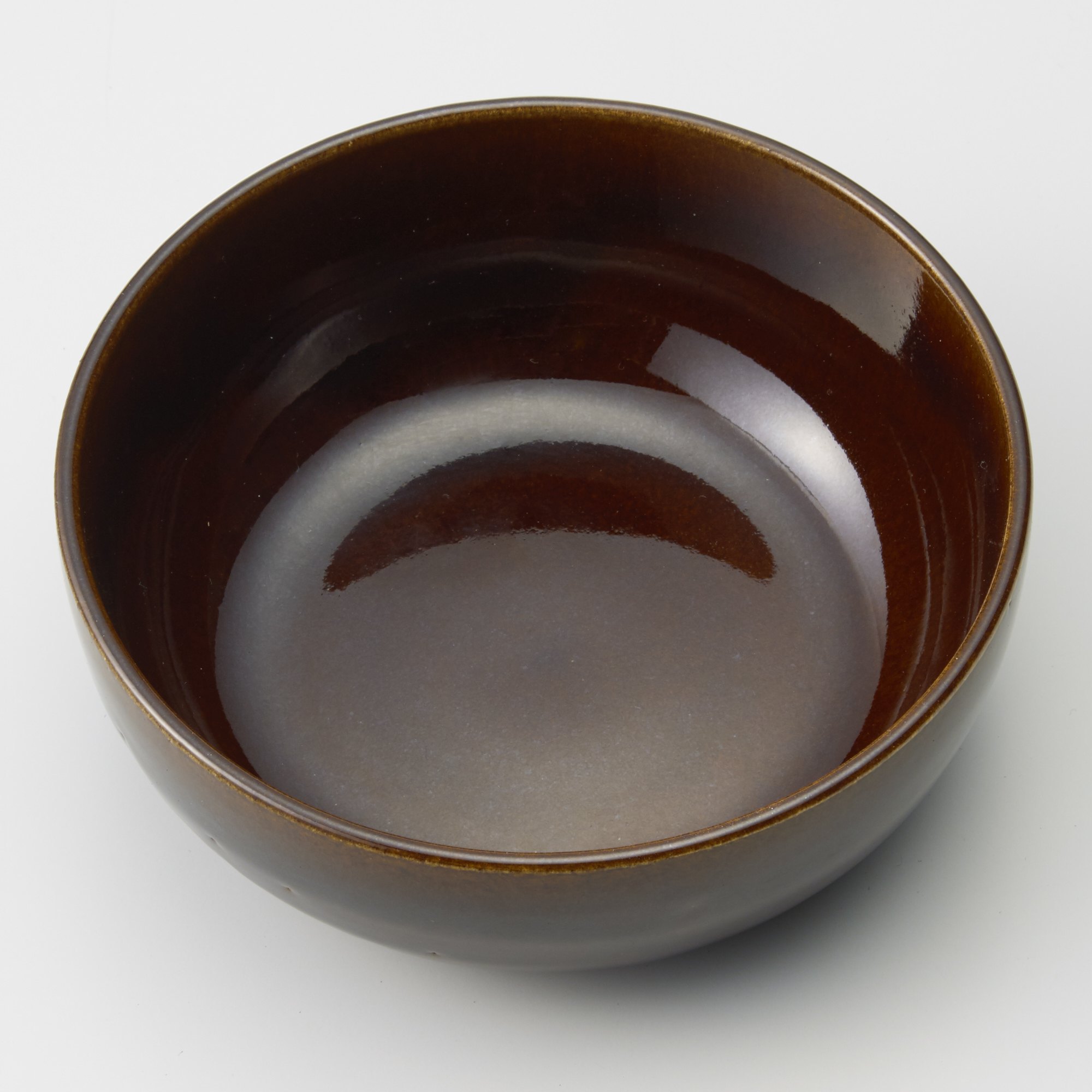 IGA WARE / SMALL DISH / BROWN GLAZE