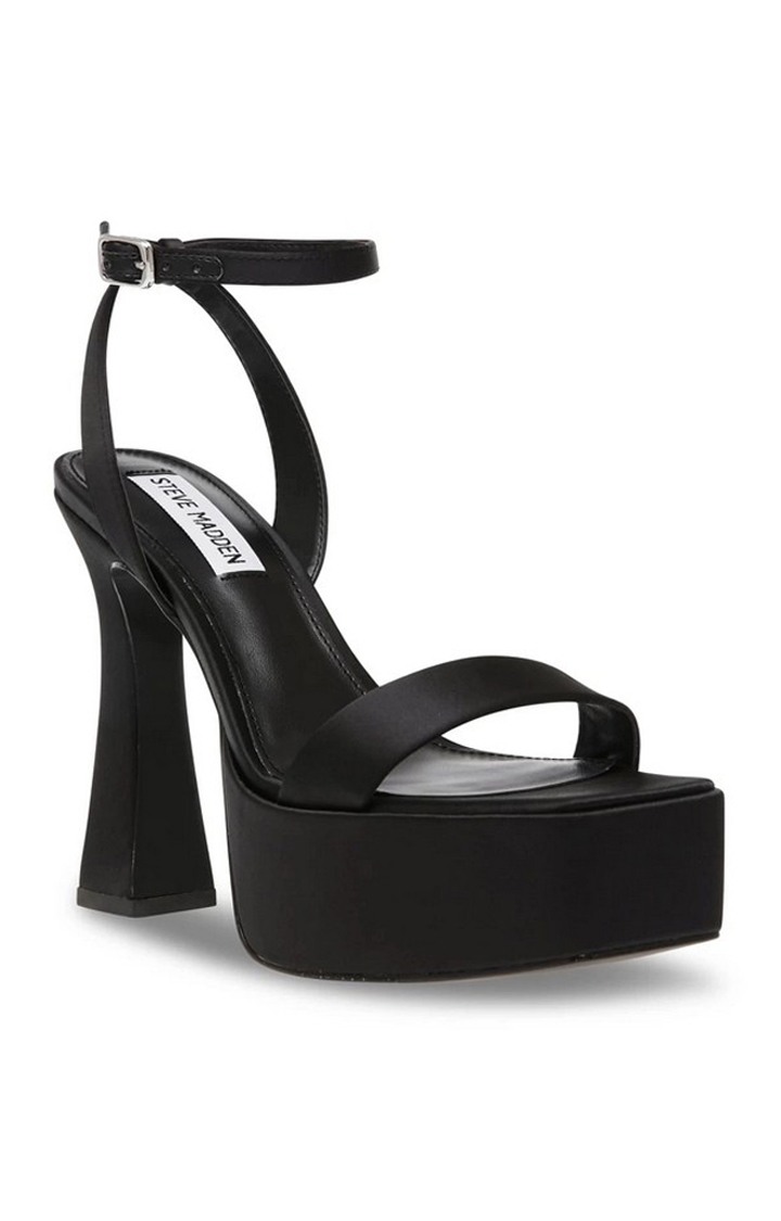 Discord Black Heel Sandals