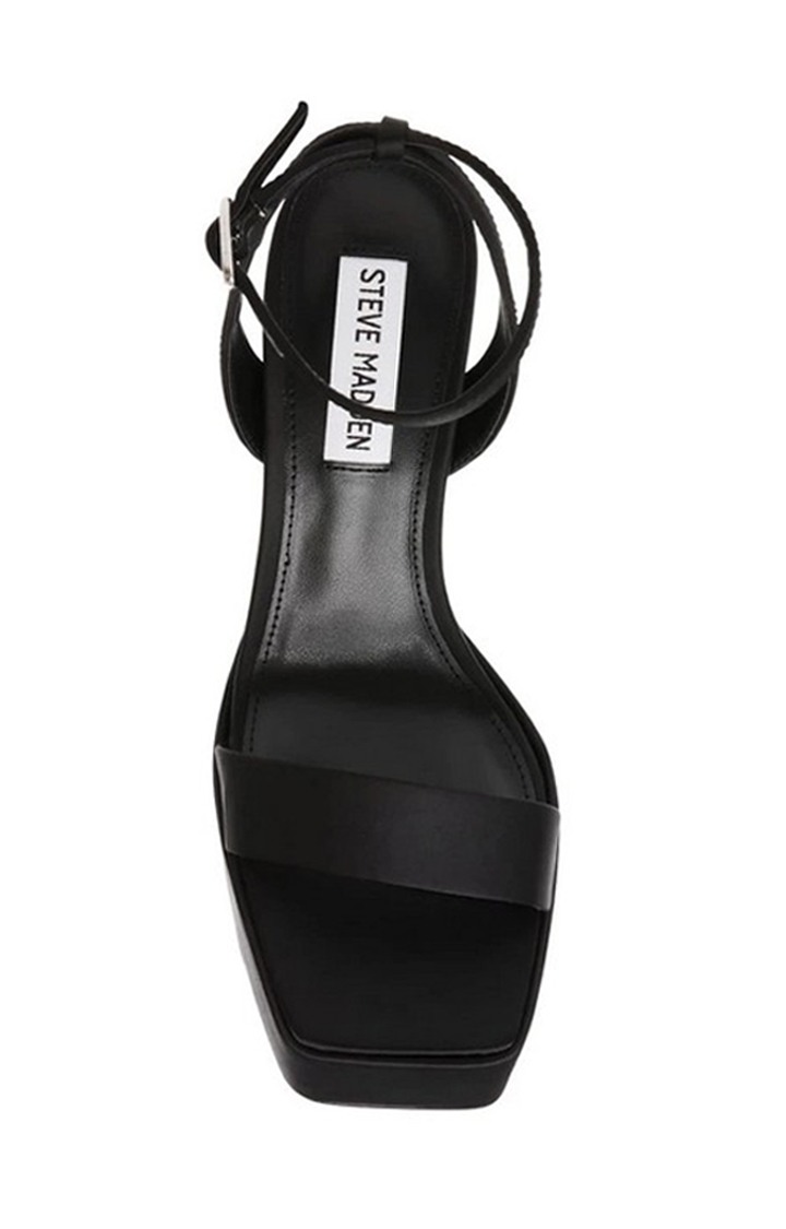 Discord Black Heel Sandals