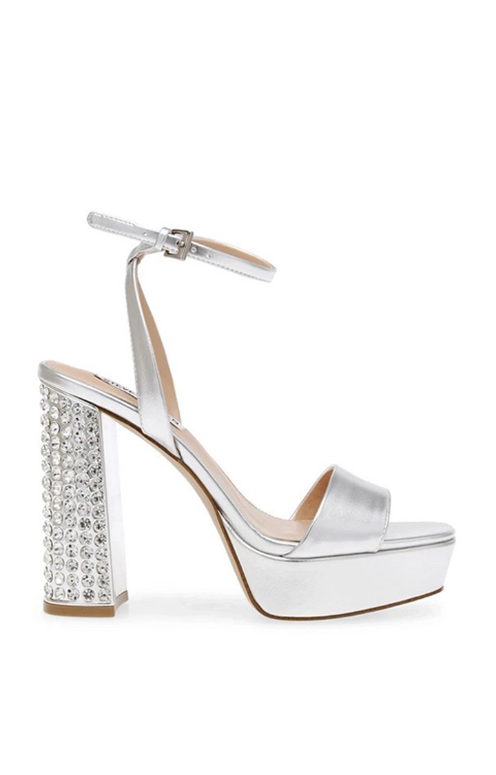 Lasher Silver Heel Sandals