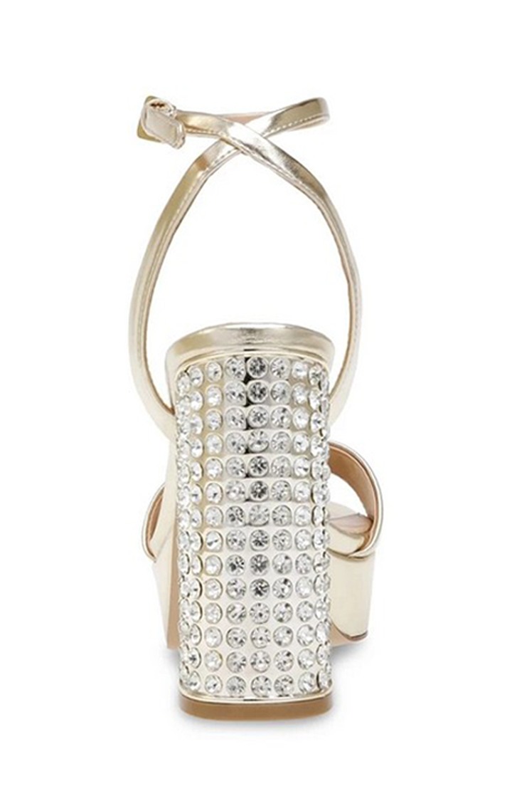 Lasher Gold Heel Sandals