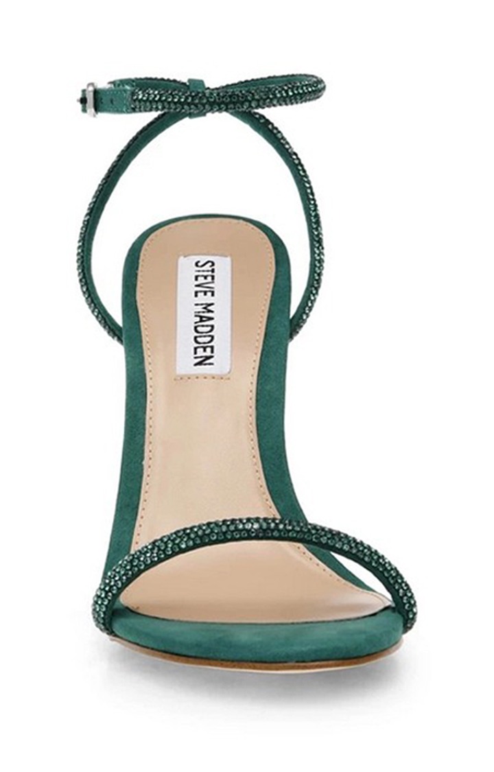 Breslin Green Heel Sandals