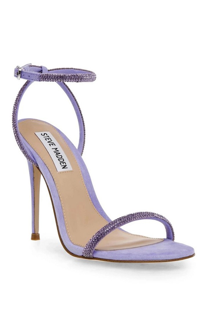 Breslin Purple Heel Sandals
