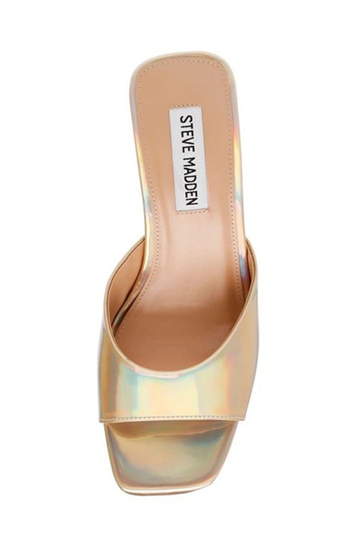 Glowing Gold Heel Sandals