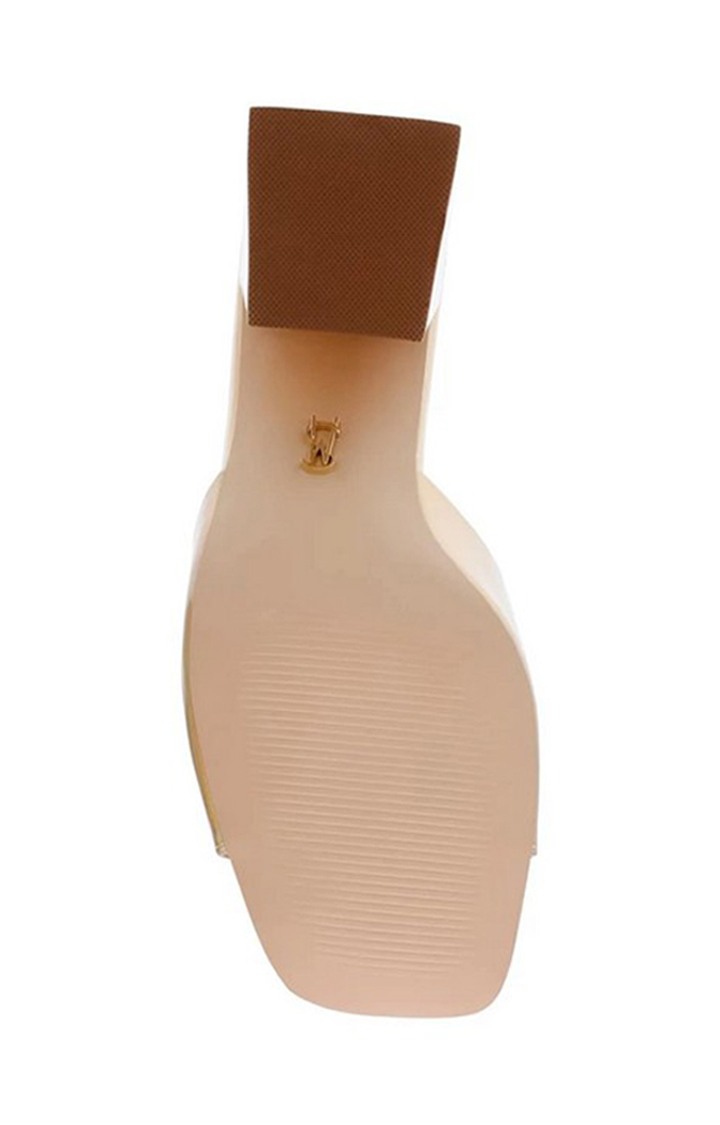Glowing Gold Heel Sandals