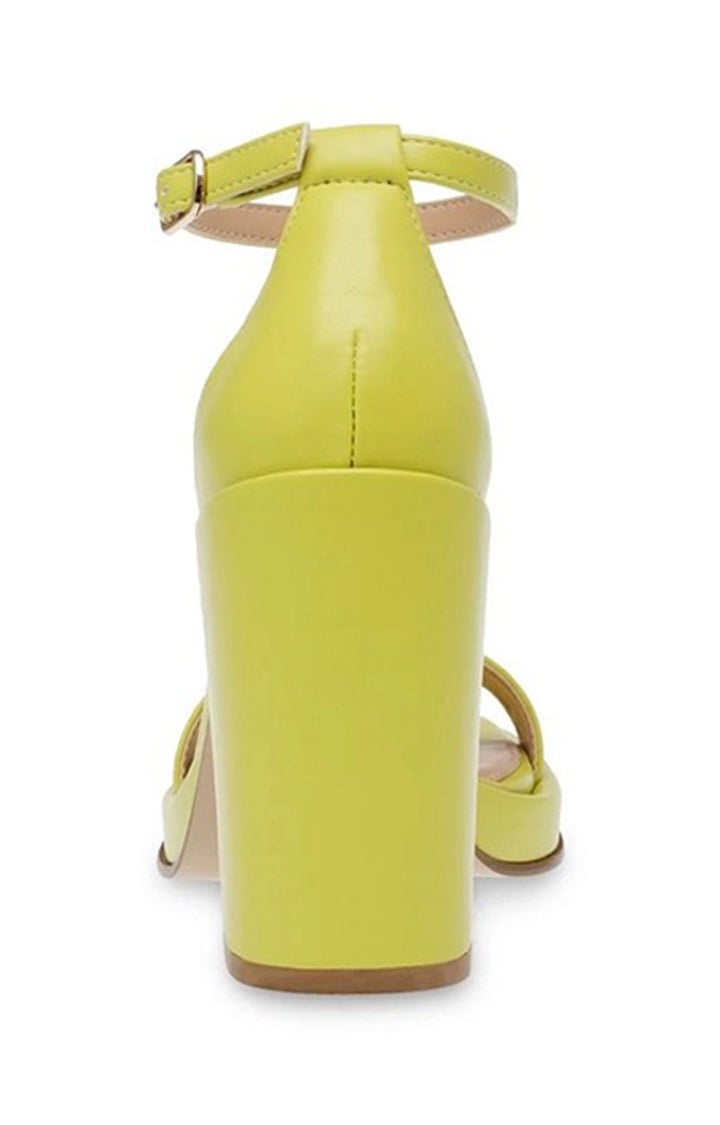 Dream-On Yellow Heel Sandals