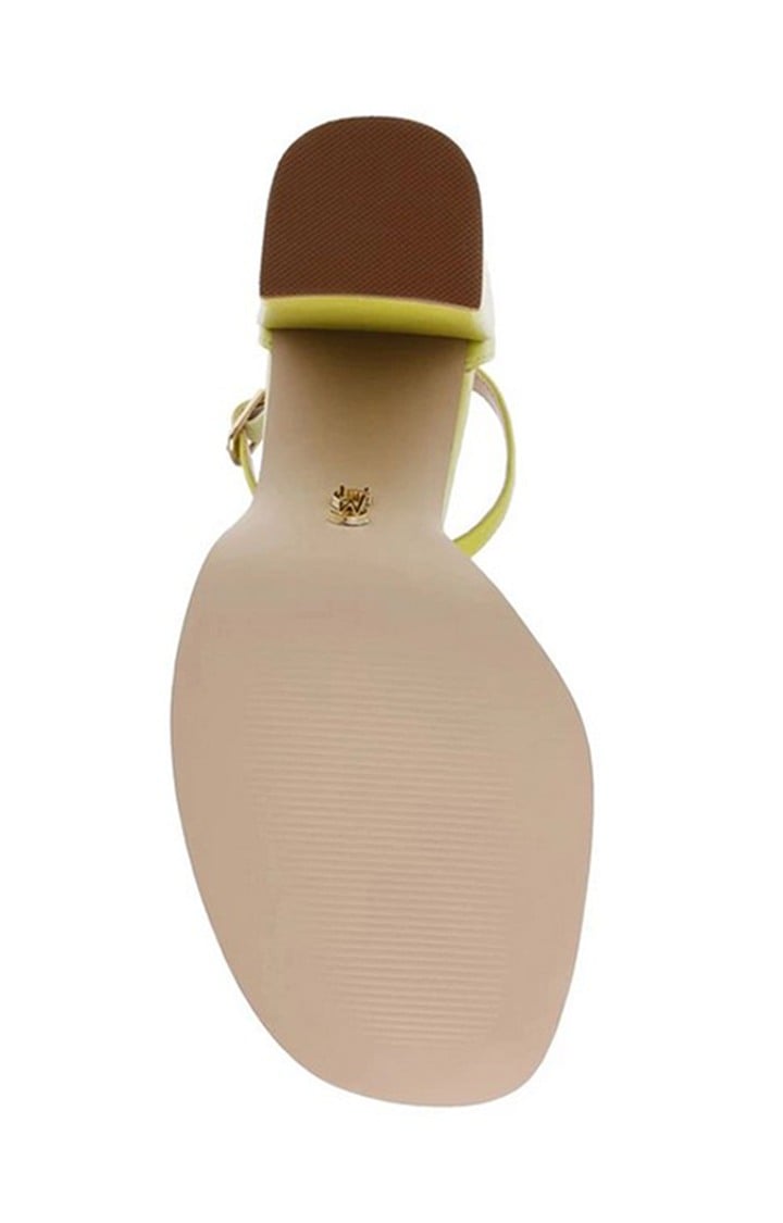 Dream-On Yellow Heel Sandals
