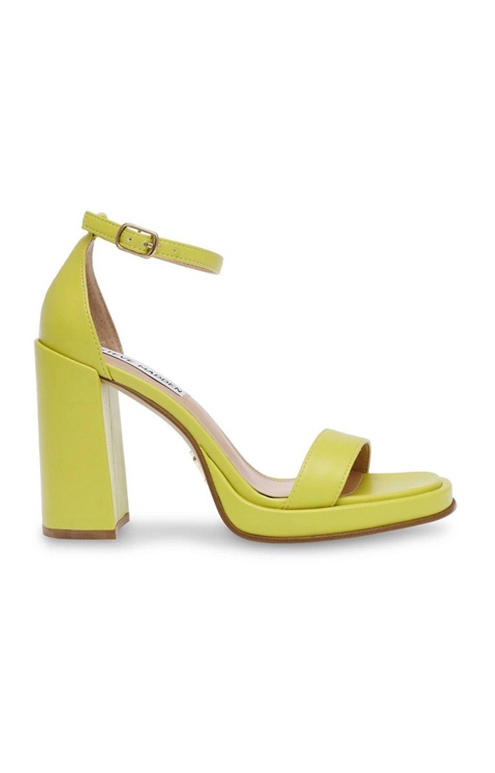 Dream-On Yellow Heel Sandals