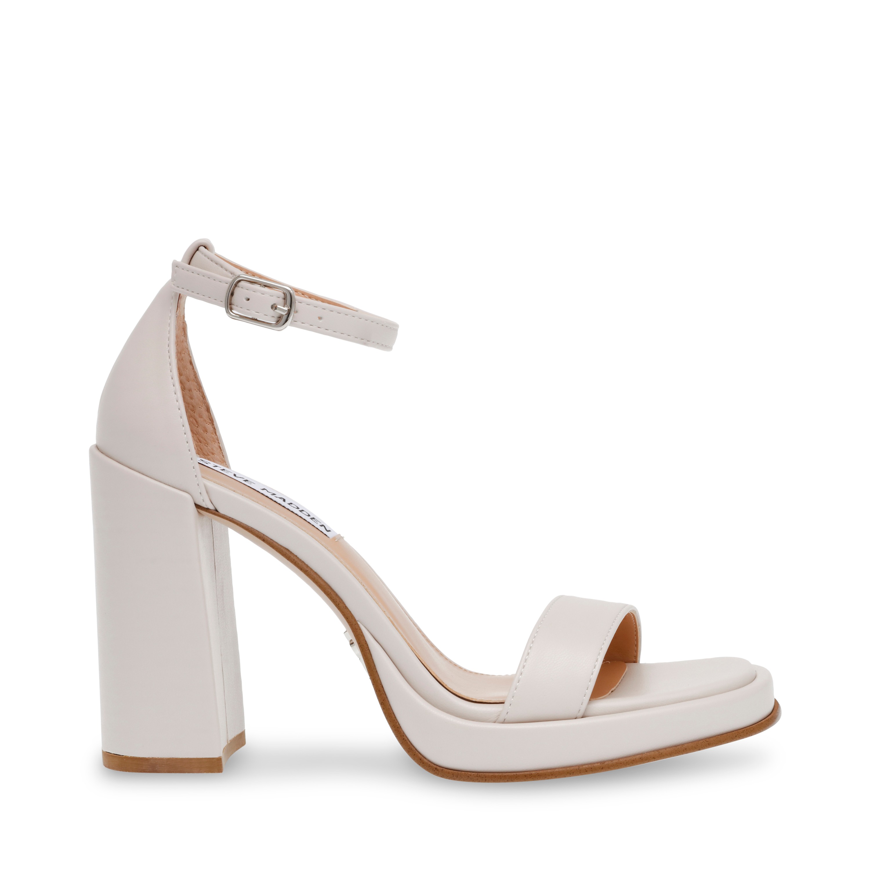 Dream-On White Heel Sandals