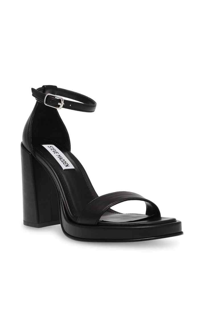 Dream-On Black Heel Sandals