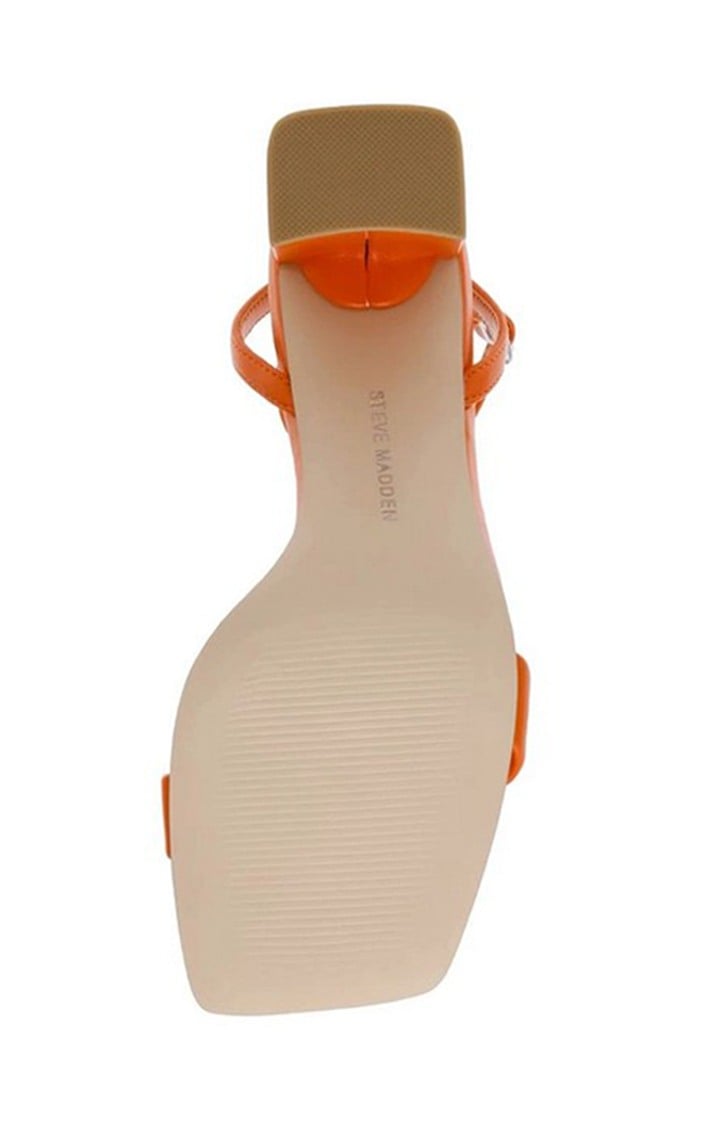 Luxe Orange Heel Sandals