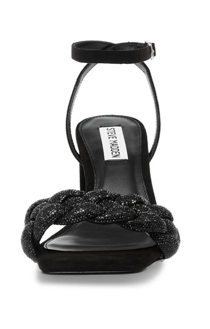 Lidia Black Heel Sandals