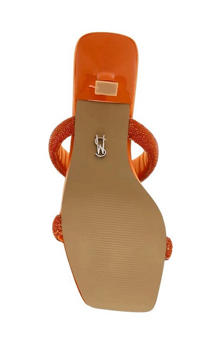 Top-Notch Orange Heel Sandals
