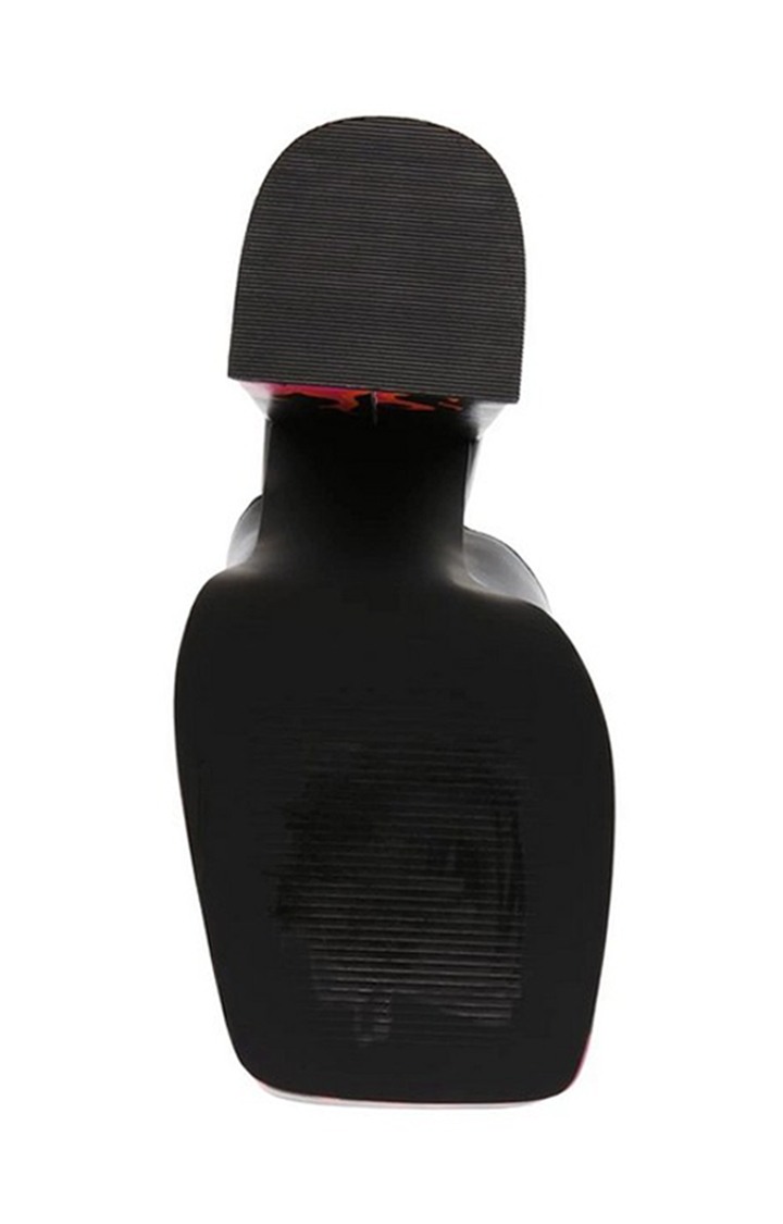 Trixie-F Black Heel Sandals