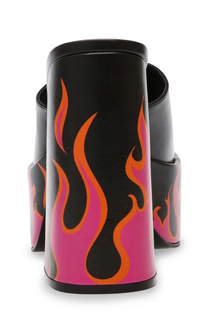 Trixie-F Black Heel Sandals
