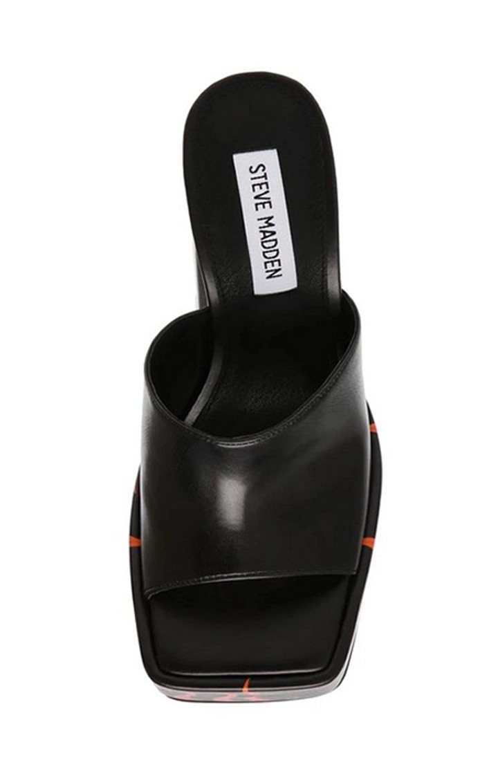 Trixie-F Black Heel Sandals