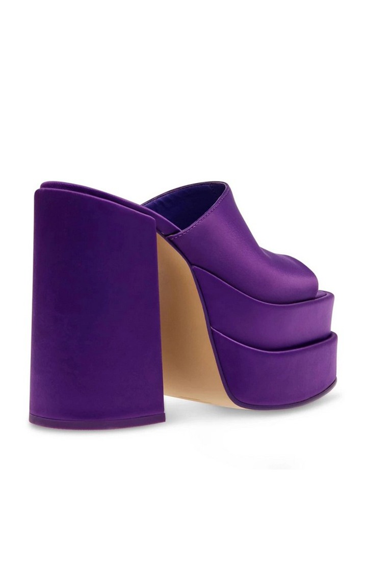 Cagey Purple Heel Sandals