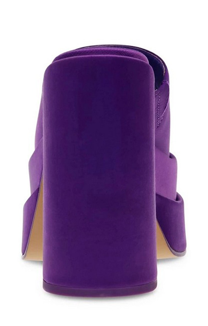 Cagey Purple Heel Sandals