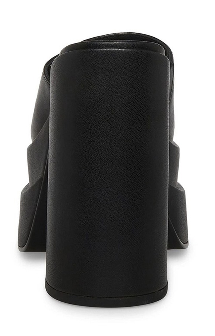 Cagey Black Heel Sandals