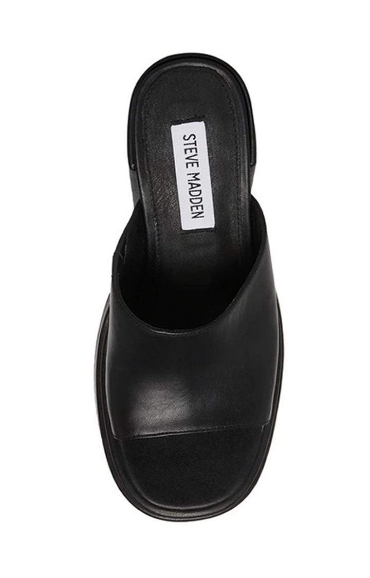 Cagey Black Heel Sandals