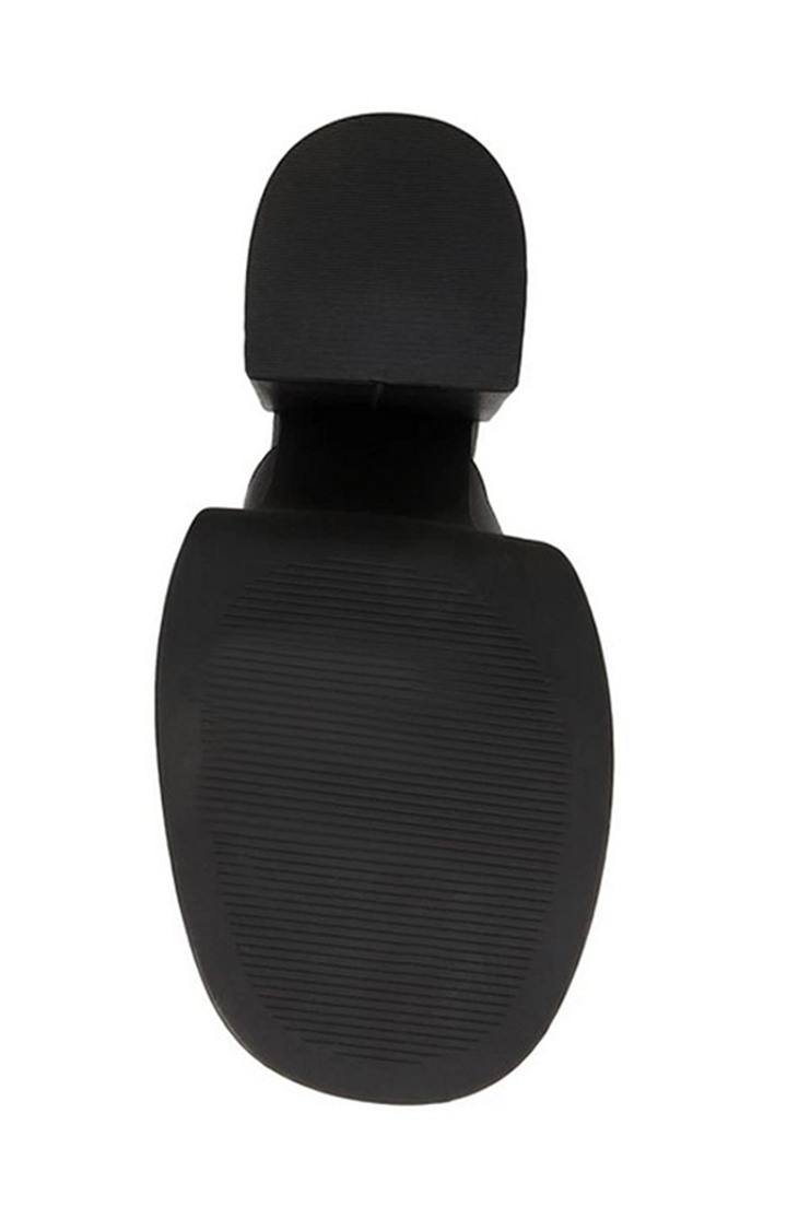 Cagey Black Heel Sandals