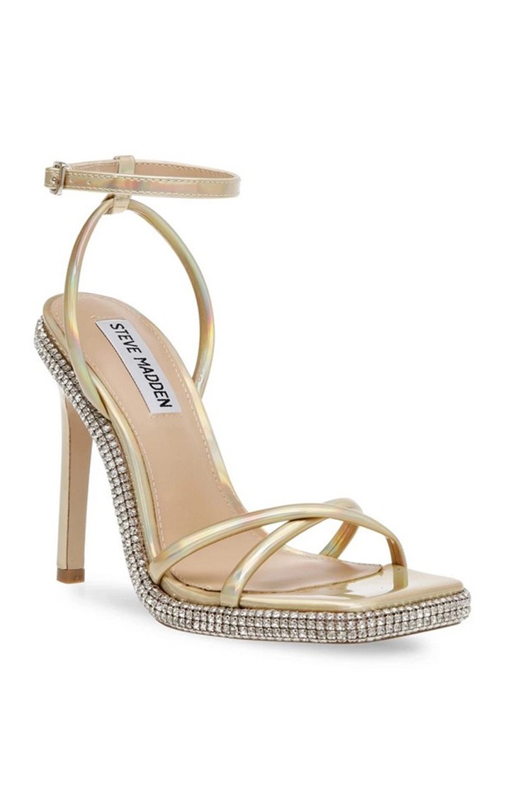 Uptempo Gold Heel Sandals