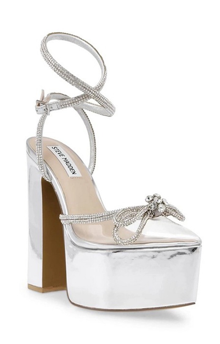 Bellisima Silver Pumps