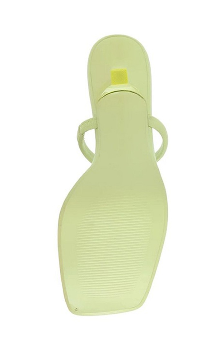Sun-Kiss Yellow Heel Sandals
