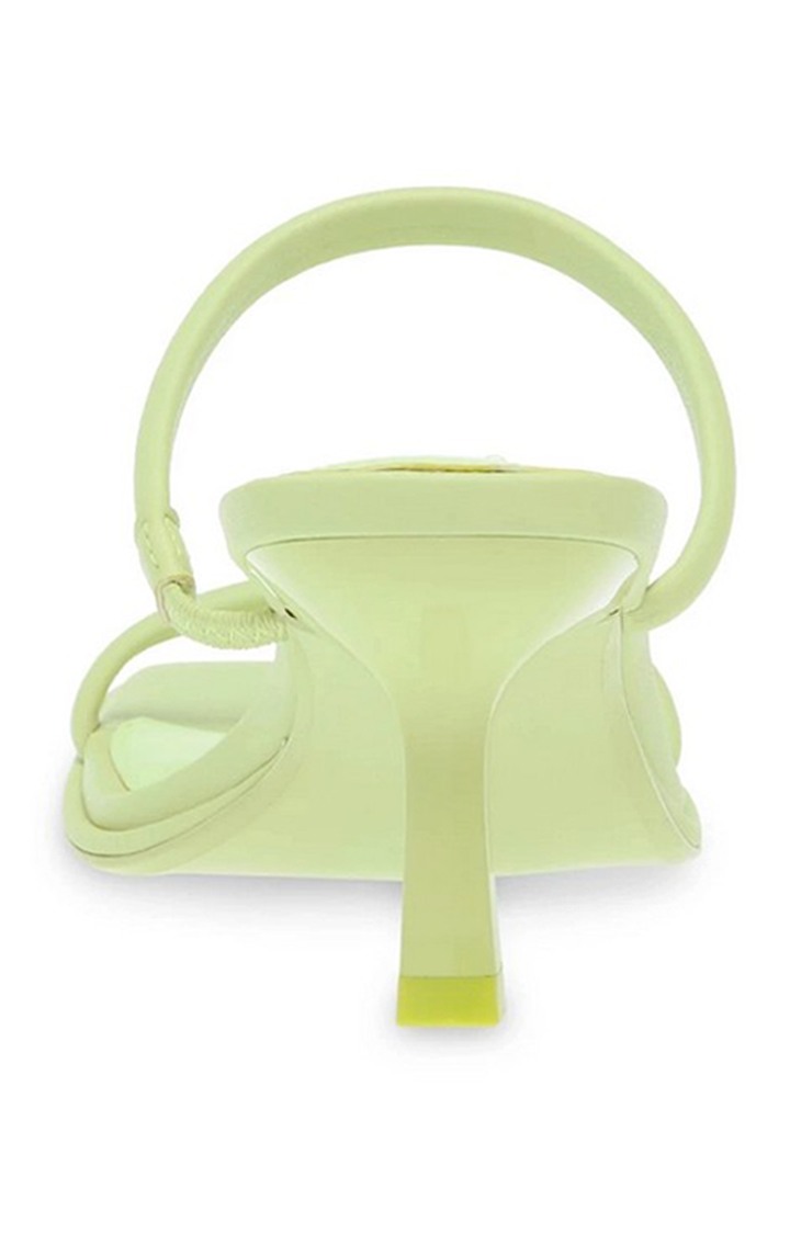 Sun-Kiss Yellow Heel Sandals