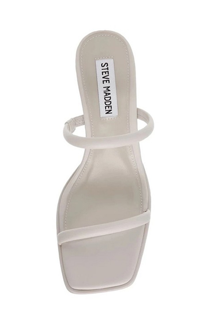 Sun-Kiss White Heel Sandals