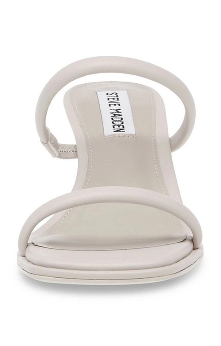 Sun-Kiss White Heel Sandals