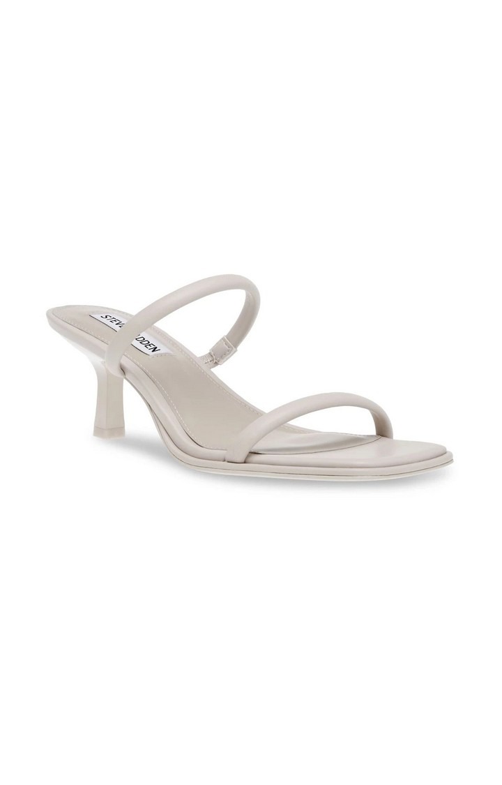 Sun-Kiss White Heel Sandals