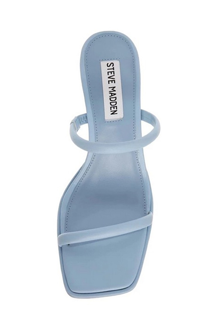Sun-Kiss Blue Heel Sandals