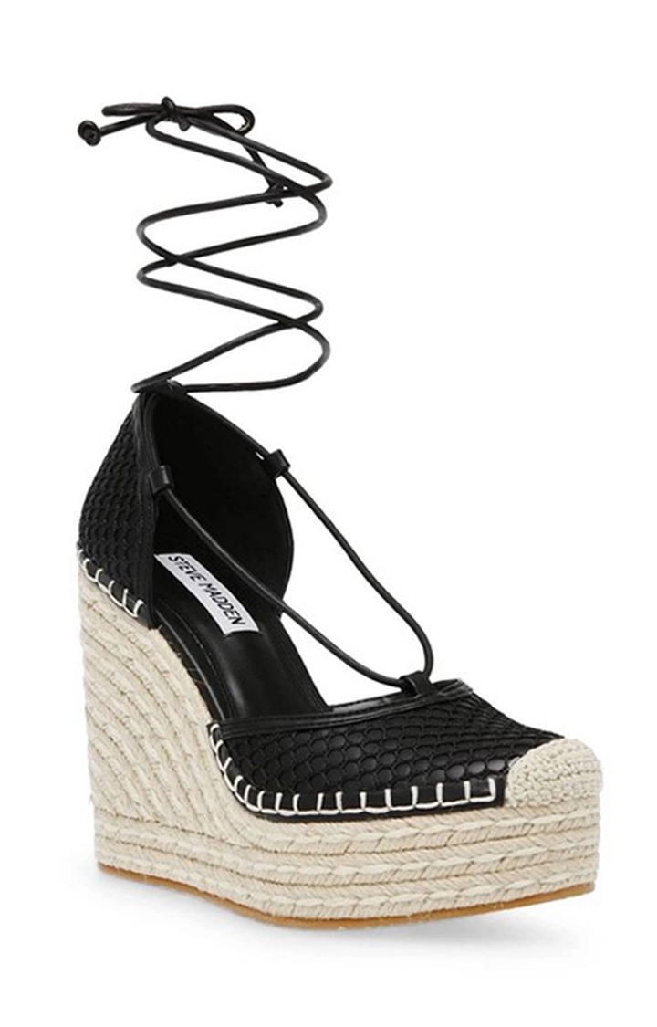 Loretta Black Wedges