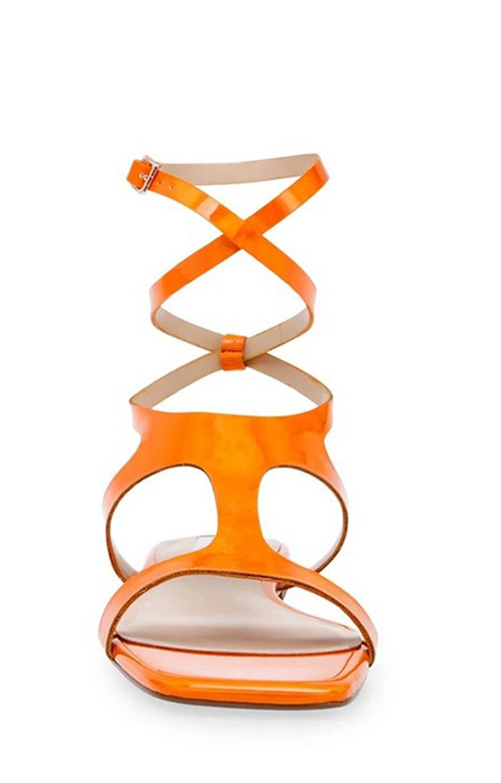 Tappy Orange Flats