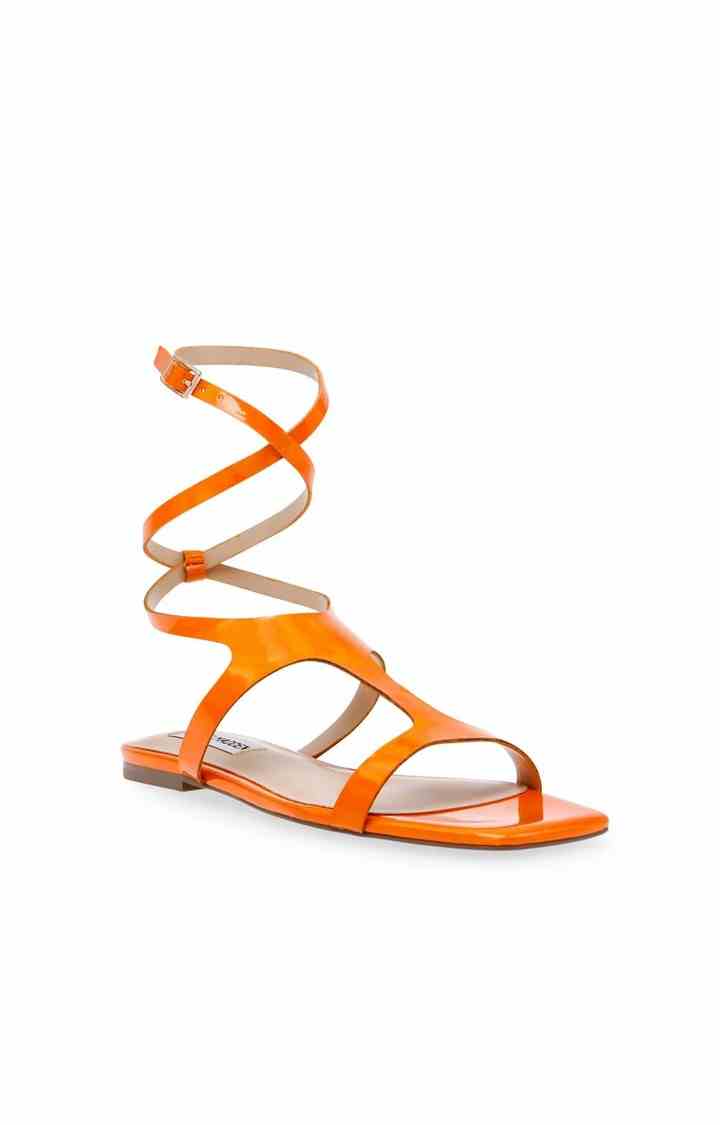 Tappy Orange Flats