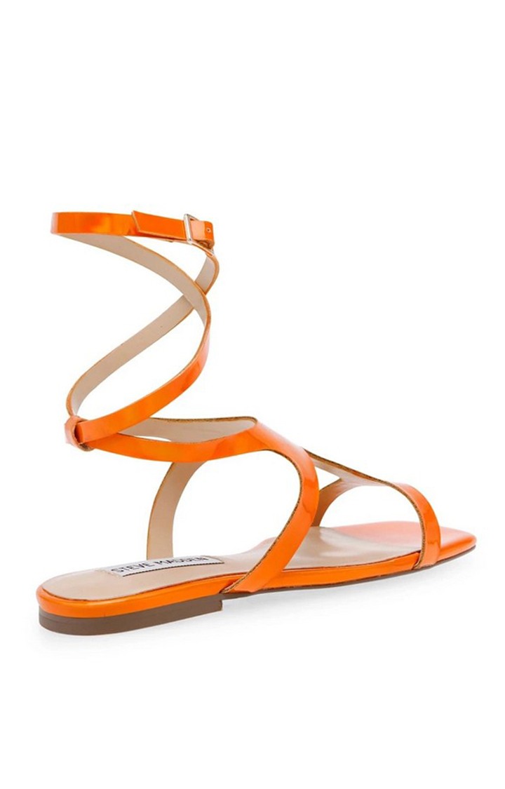 Tappy Orange Flats