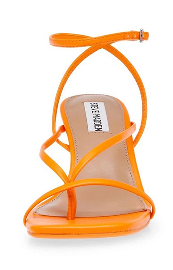 Noelia Orange Heel Sandals