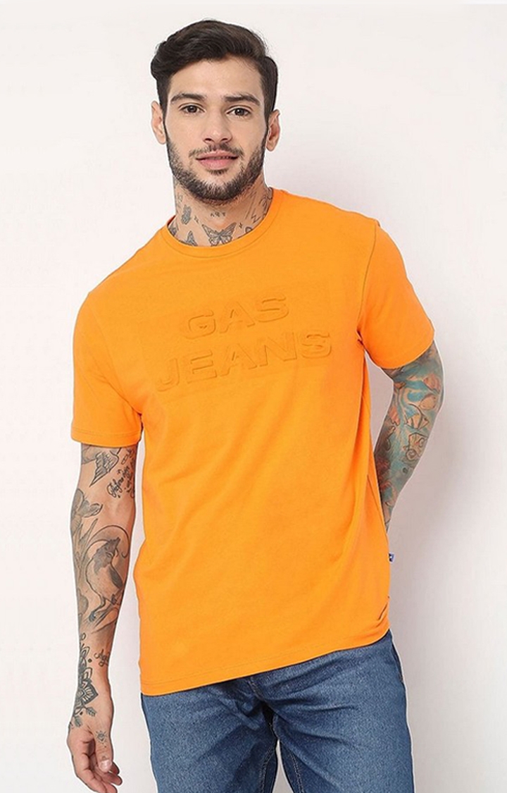 GAS | Regular Fit Half Sleeve Solid T-Shirt
