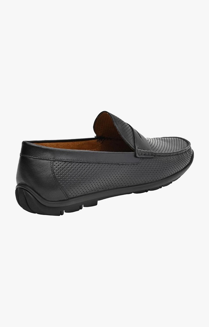 Amick Black Driver Loafers
