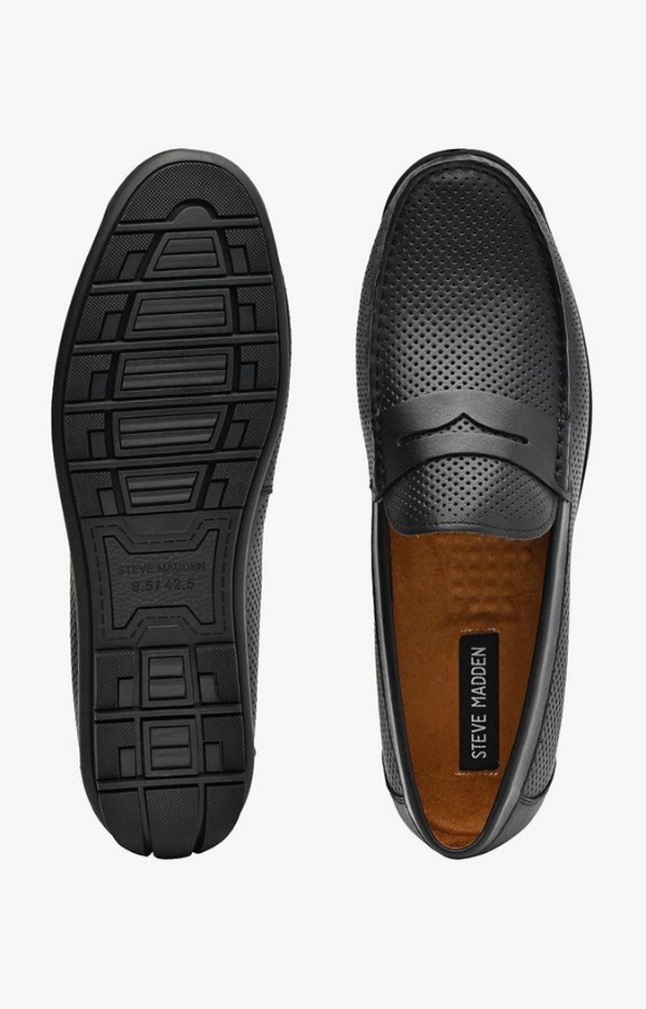 Amick Black Driver Loafers